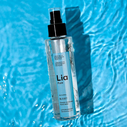 photo flacon eau florale bleuet Lia pure