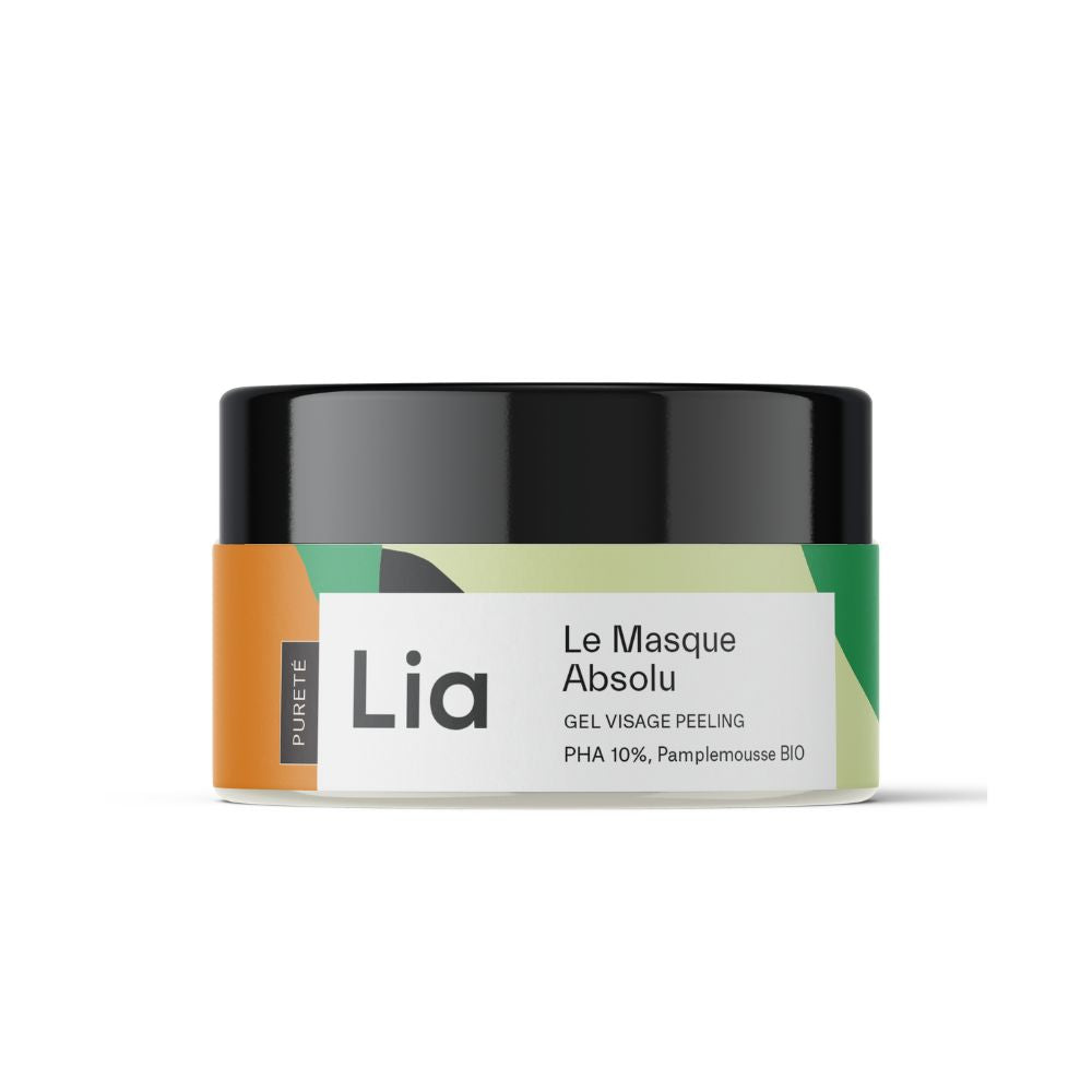 pot  du gel peeling visage lia cosmetiques PHA