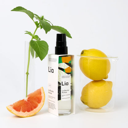 photo de la brume pureté avec citron et pamplemousse