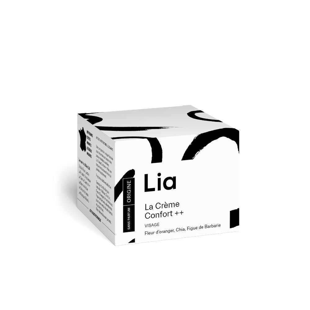 photo pack de la crème confort sans parfum Lia cosmetiques
