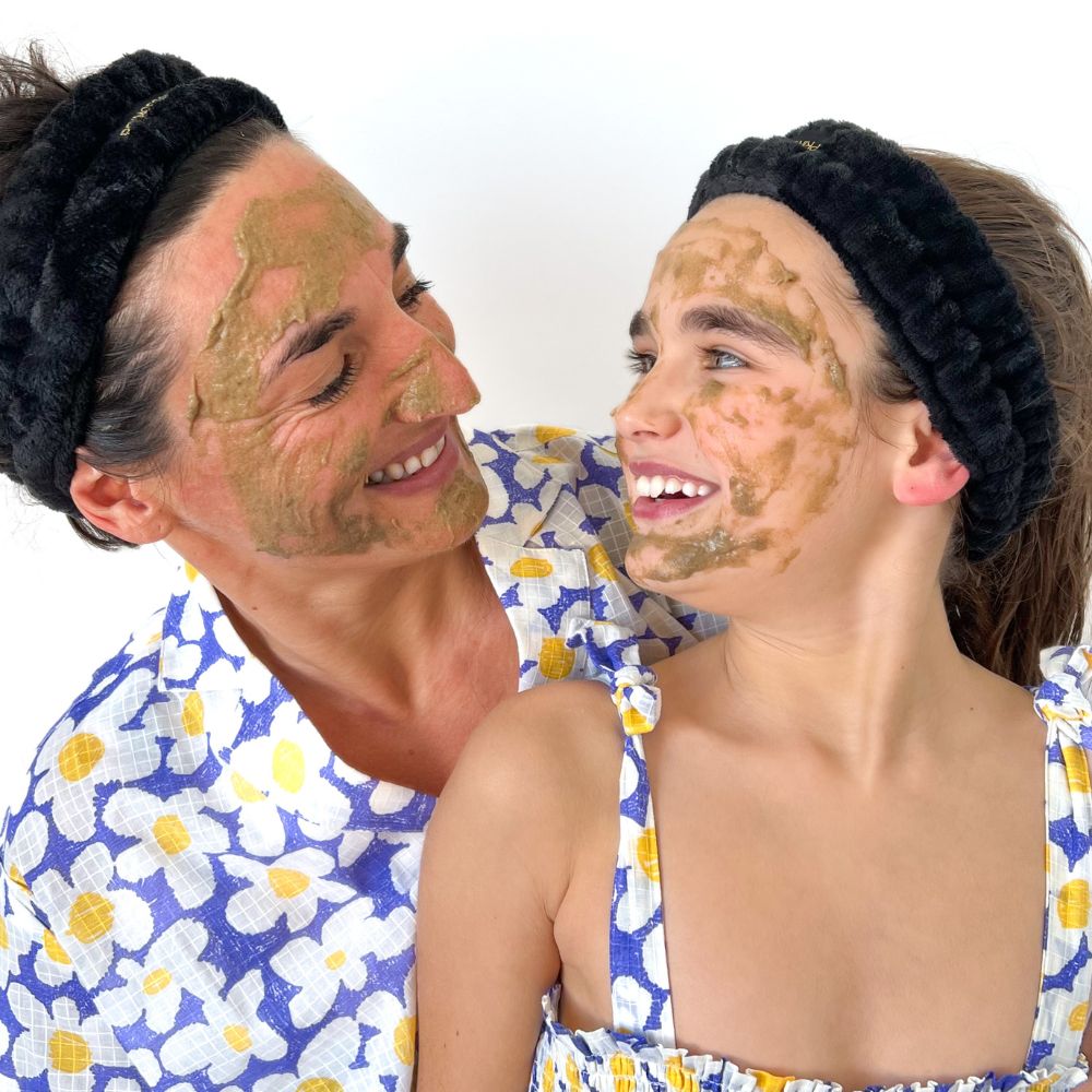 photo de Laurie et Lia pendant la pause du masque
